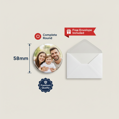 58mm Complete Round Photo Magnet - Variant Image