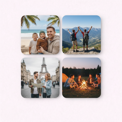 Family Photo Magnets - Set 4